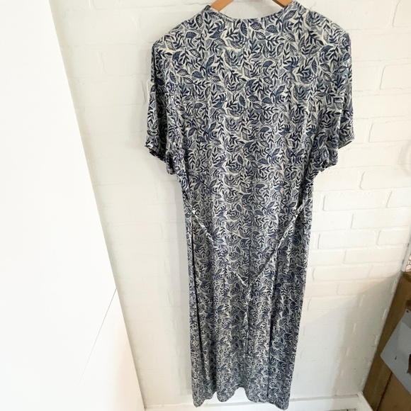 Vintage Blue and White Maxi Dress - Picture 12 of 14